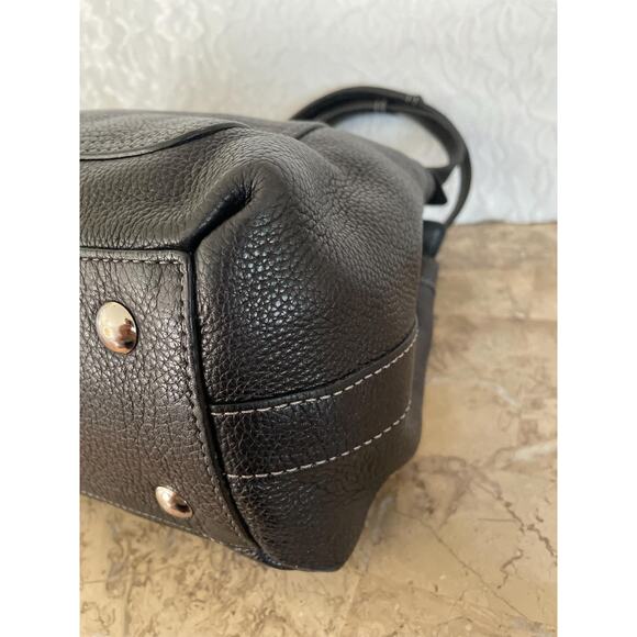 Coach Large penelope F14682 black pebble Leather Satchel BAG PURSE - Picture 7 of 9